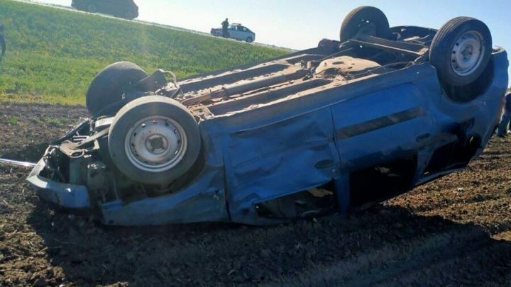 Водитель разбился на "Ларгусе" в Советском районе