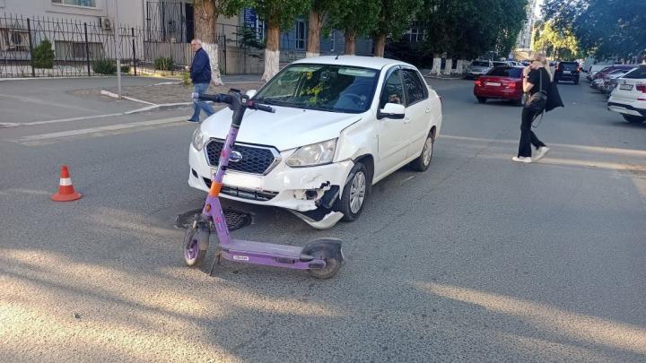 Несовершеннолетняя пострадала в ДТП в центре Саратова