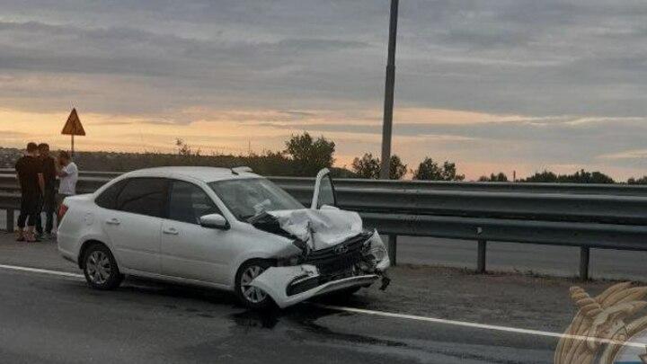 На новом мосту в Энгельсском районе произошло ДТП: есть пострадавшие