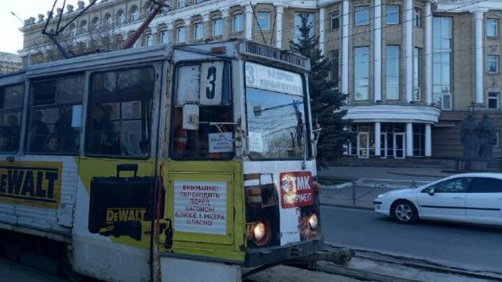 В Саратове остановилось движение трамваев 3-го маршрута