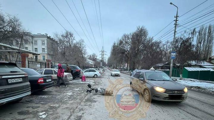 Саратовец попал в аварию на электровелосипеде