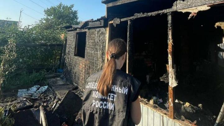 На пожаре в Балаковском районе погибли женщина и дети На пожаре в Балаковском районе погибли женщина и дети