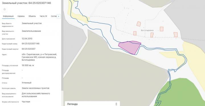 В Петровском районе участок реки продали за 2300 рублей