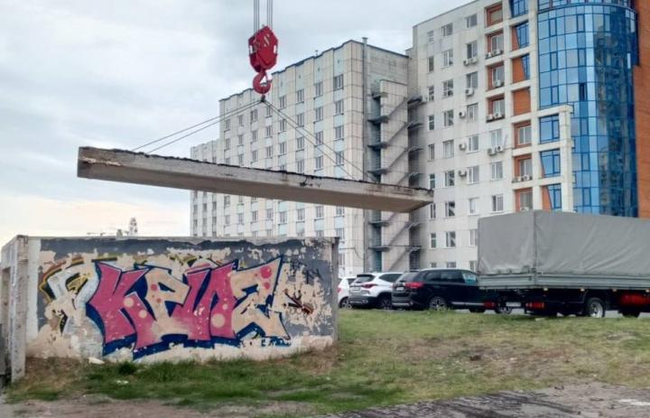 С Новой Набережной в Саратове убрали последний гараж С Новой Набережной в Саратове убрали последний гараж