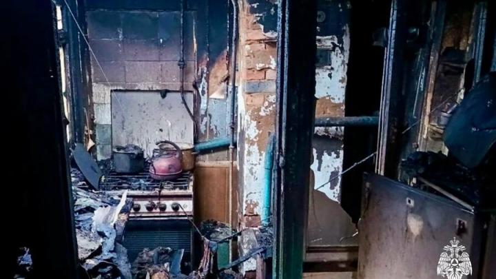 На пожаре в Ершове задохнулся в дыму мужчина