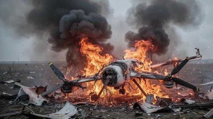 Ночью Саратовская область подверглась атаке БПЛА Ночью Саратовская область подверглась атаке БПЛА