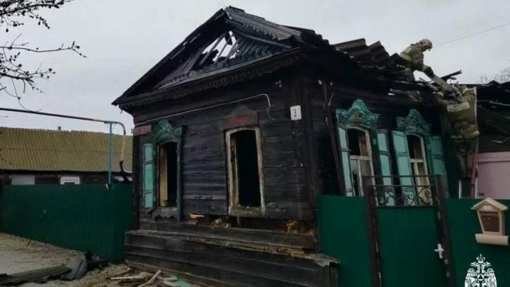 На пожаре в Красноармейском районе погибла пожилая женщина