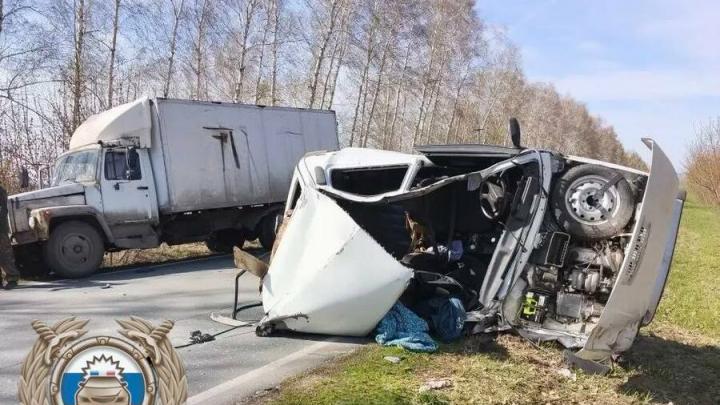 Под Хвалынском "Нива" врезалась в грузовик: есть погибший